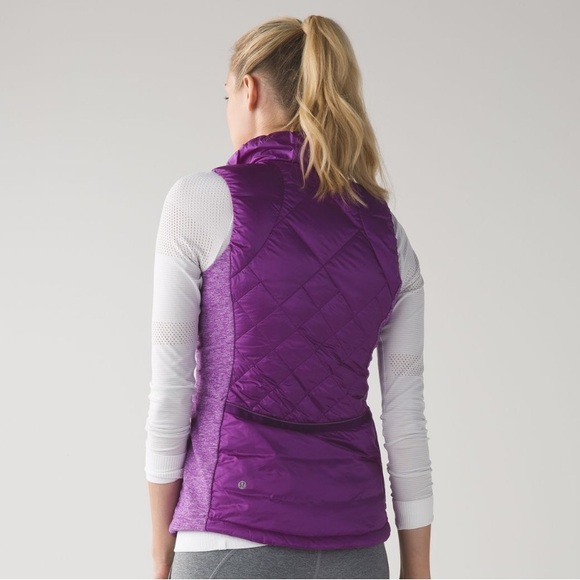 Lululemon Down For A Run Vest Tender Violet - Picture 2 of 8